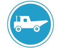 Construction Vehicles Only regulatory sign